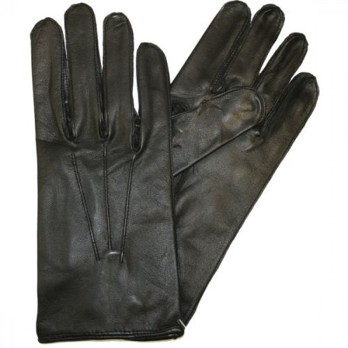 Black Leather Gloves