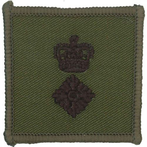 RM Helmet Patch OG Lt Colonel