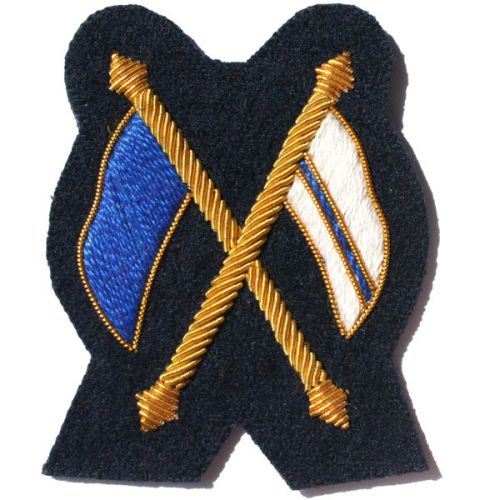 Signaller Gold On Navy No.1 Dress Badge