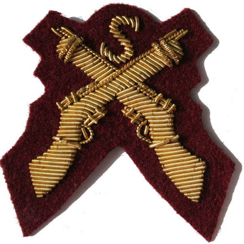 Sniper Gold On PARA Maroon Badge