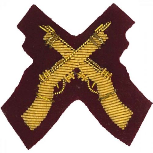 Skill At Arms Gold On PARA Maroon Badge