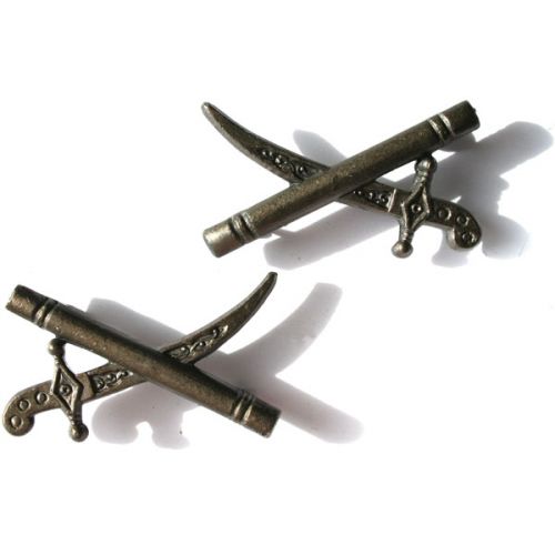 Generals Bronze Sword & Baton Badge