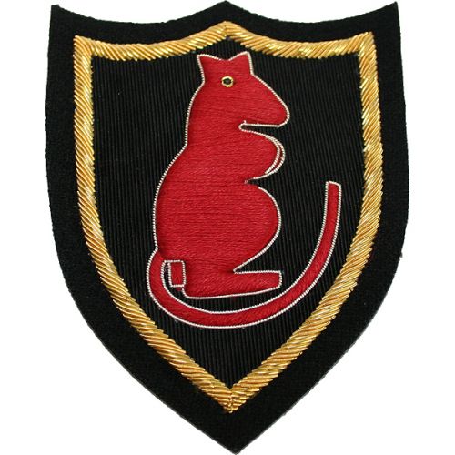 7th Armd Div (Desert Rats) Wire Badge