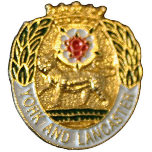 York & Lancaster Regiment Lapel Badge