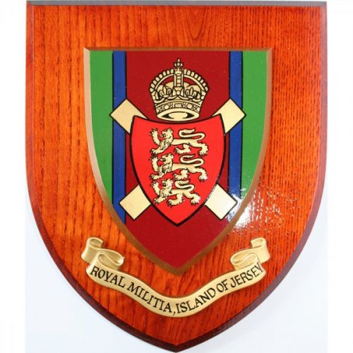 Royal Jersey Militia Wall Plaque