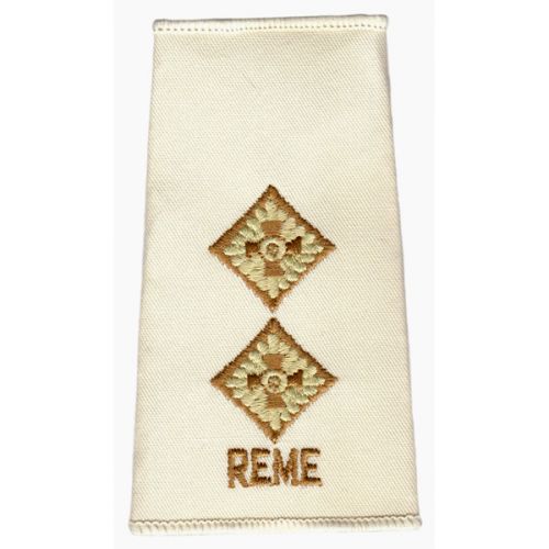 REME Rank Slides, Cream, (Lt)