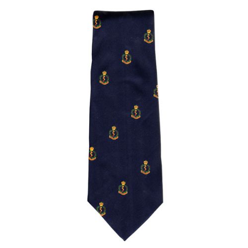 RAMC Crested Tie