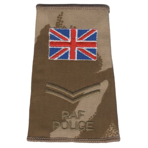 RAF Rank Slides, Desert, (Cpl), Police UK