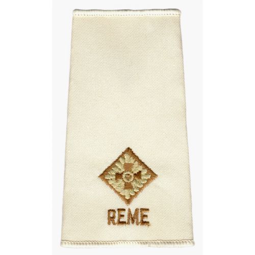 REME Rank Slides, Cream, (2/Lt)