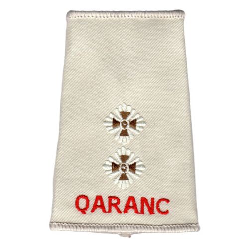 QARANC Rank Slides, Cream, (Lt)