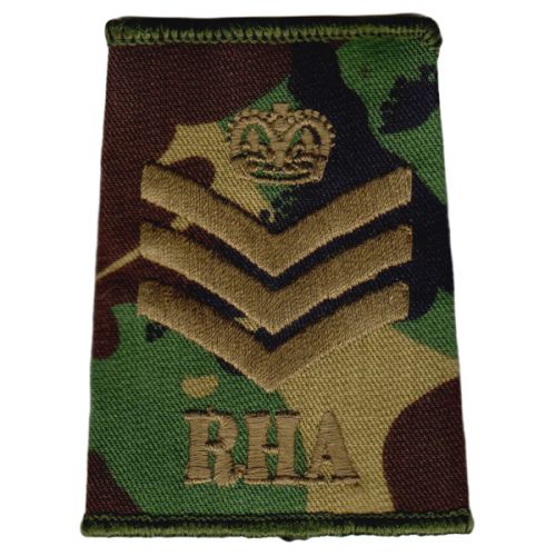 RHA Rank Slides, CS95, (S/Sgt)