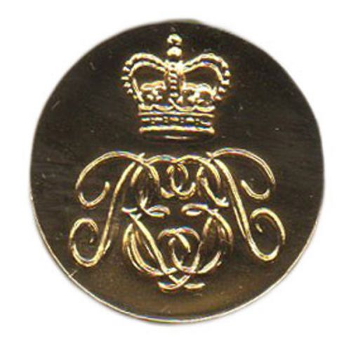 Royal Engineers Assosiation Cypher Button, Indented, Blazer (32L)