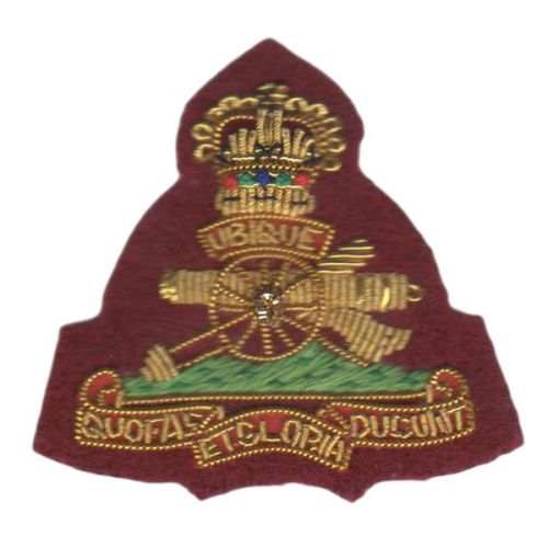 Royal Artillery Beret Badge, Officers, on PARA