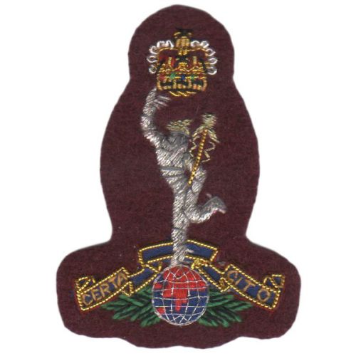 Royal Signals Beret Badge, Maroon