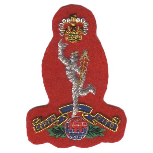 Royal Signals Beret Badge, Red