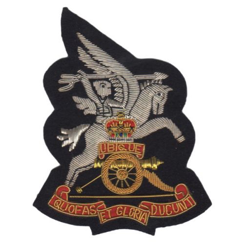 Royal Artillery Blazer Badge, Airborne, Wire