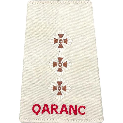 QARANC Rank Slides, Cream, (Capt)