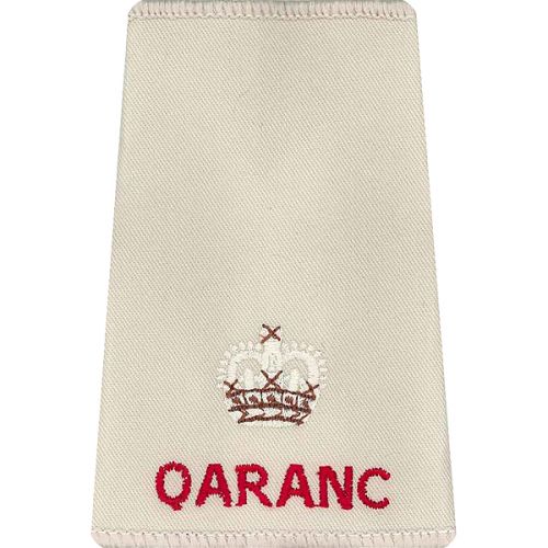 QARANC Rank Slides, Cream, (Maj)