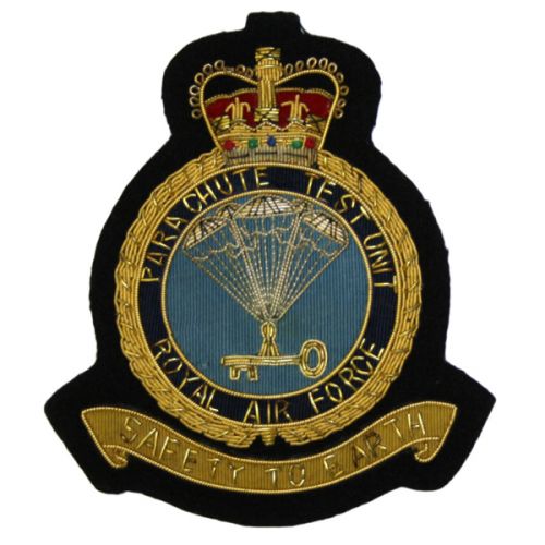 RAF PARA Test Unit Wire Badge