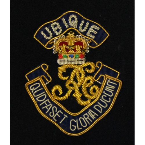 Royal Engineers Blazer Badge, Cypher, Wire