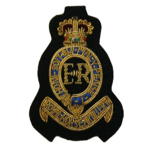 Royal Horse Artillery Beret Badge, 1, Officer, Blue