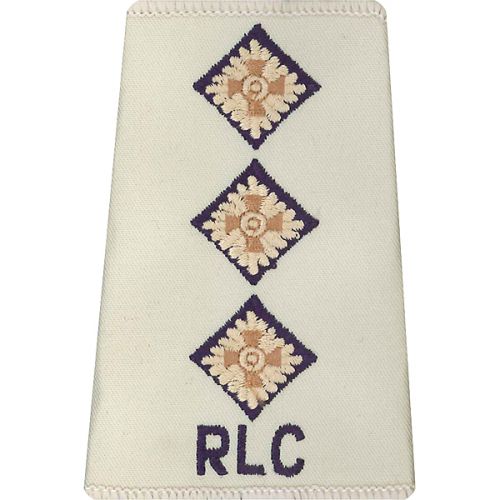 RLC Rank Slides, Cream, (Capt)