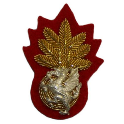 Royal Welch Fusiliers Beret Badge, Officer
