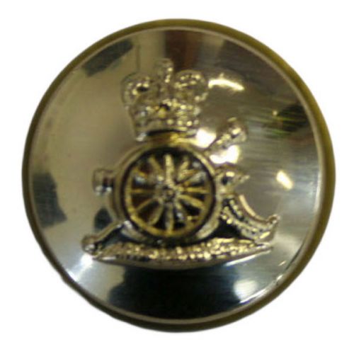 Royal Artillery Button, Anodised, Screw Fitting (30L)