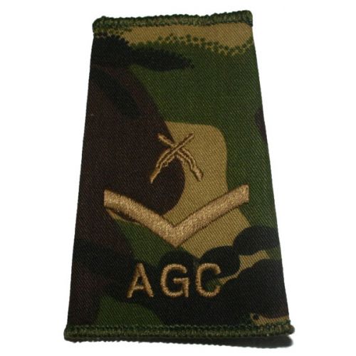 AGC Rank Slides, CS95, (L/Cpl), X Rifles