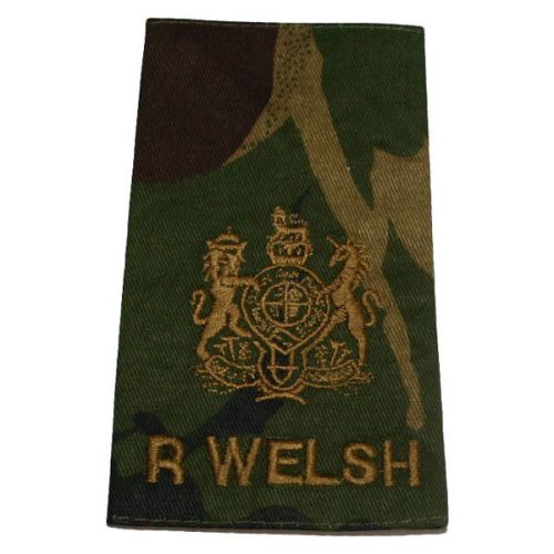 R WELSH Rank Slides, CS95, (WO1)