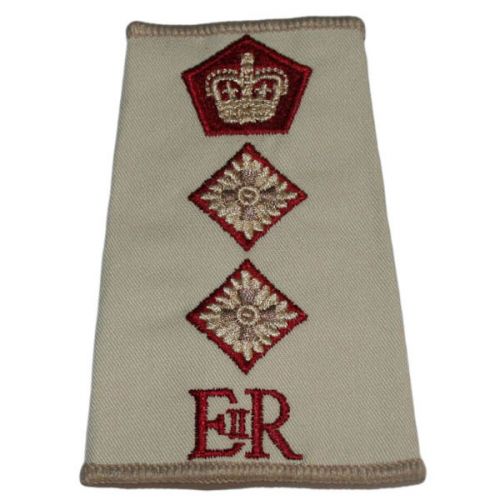 RAMC Rank Slides, Cream, (Col), E11R