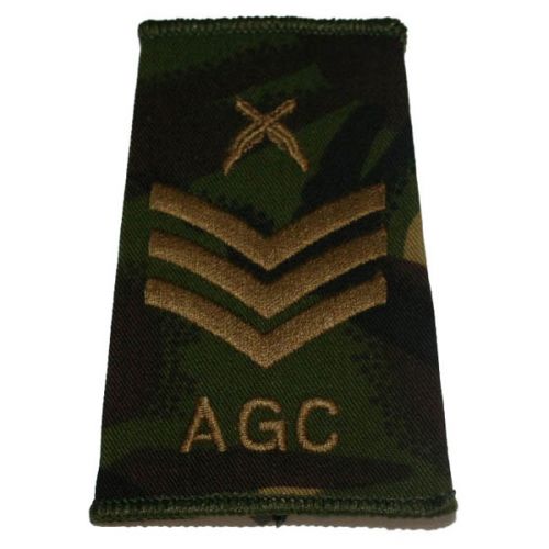AGC Rank Slides, CS95, (Sgt), X Rifles