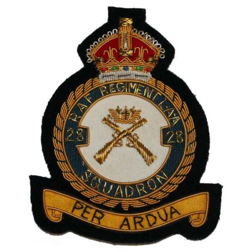 RAF Regt 28 LAA Sqn Wire Badge