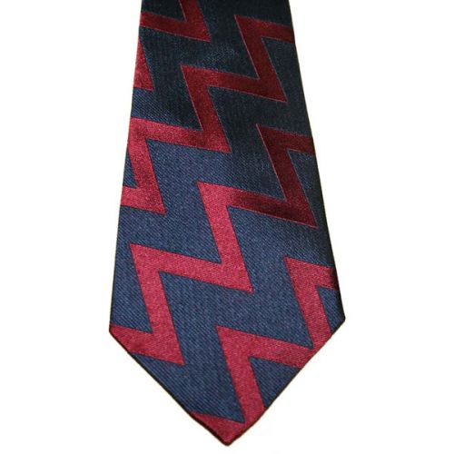 RA Zig-Zag Silk Tie