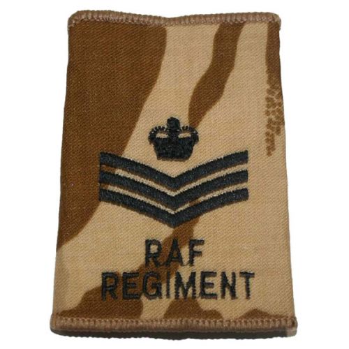 RAF Regiment Rank Slides, Desert, (F/Sgt)