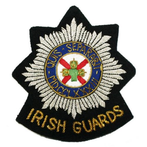 Irish Guards Wire Blazer Badge