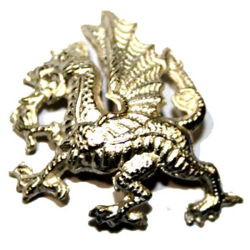Royal Welch Fusiliers Beret Badge, Officer, Dragon