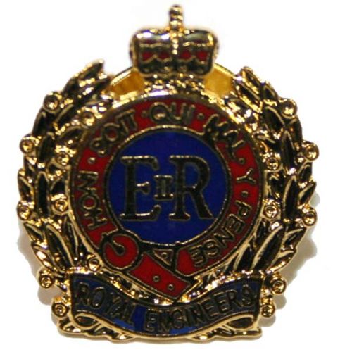 RE 33 EOD Lapel Badge