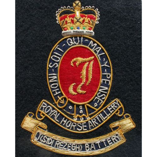 Royal Horse Artillery Blazer Badge, J (Sidi Resegh)