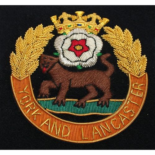 Yorks-&-Lancs-Regiment-Wire-Blazer-Badge