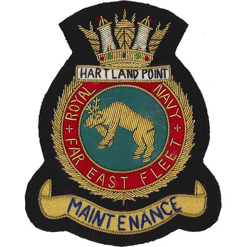 HMS Hartland Point Blazer Badge, Wire