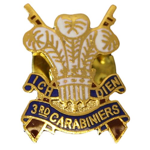 3rd Carabiniers Lapel Badge