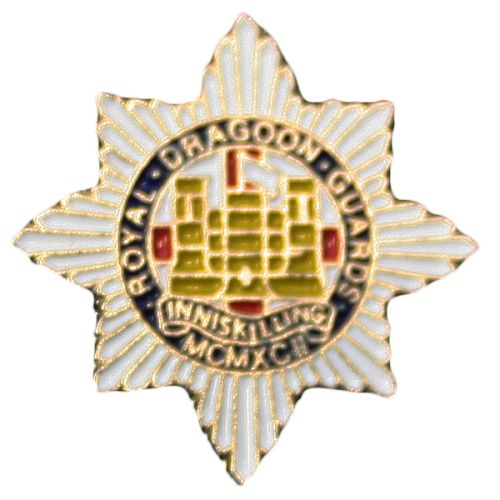 The Royal Dragoon Guards Lapel Badge