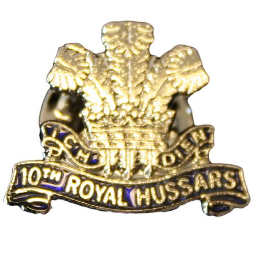 10th Royal Hussars Lapel Badge