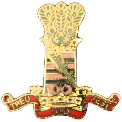 11th Hussars Lapel Badge