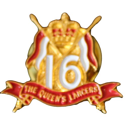16th/5th Lancers Lapel Badge