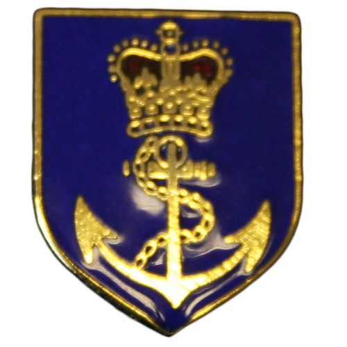 RN C & A Shield Lapel Badge