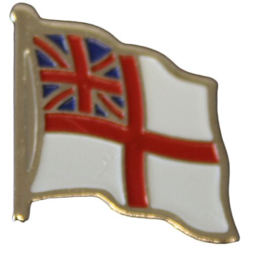 RN White Ensign Lapel Badge