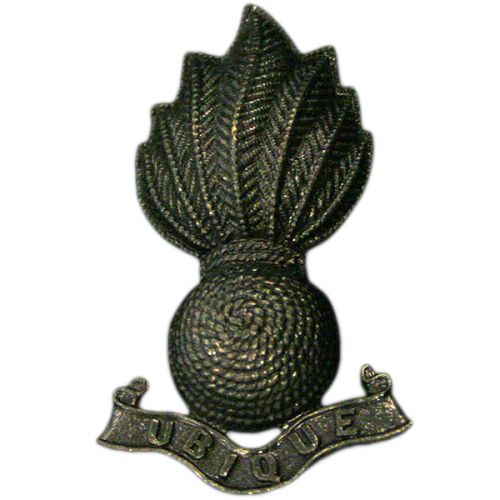 RA Officer's Collar Badge-Bronze