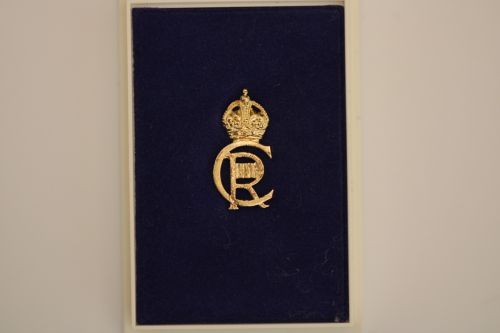 Limited HM King Charles' Cypher Lapel Badge.